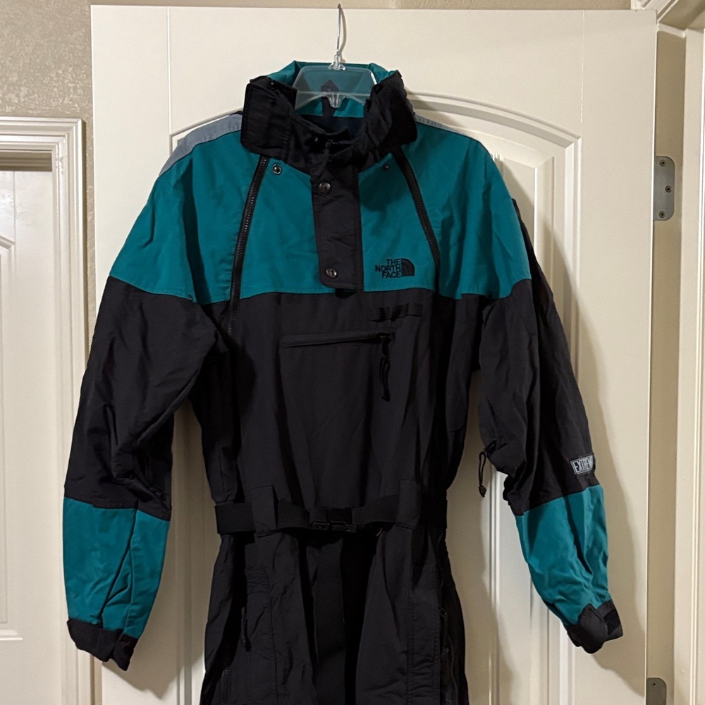 The North Face Black and Teal Outdoor Suit - Picture 2 of 16